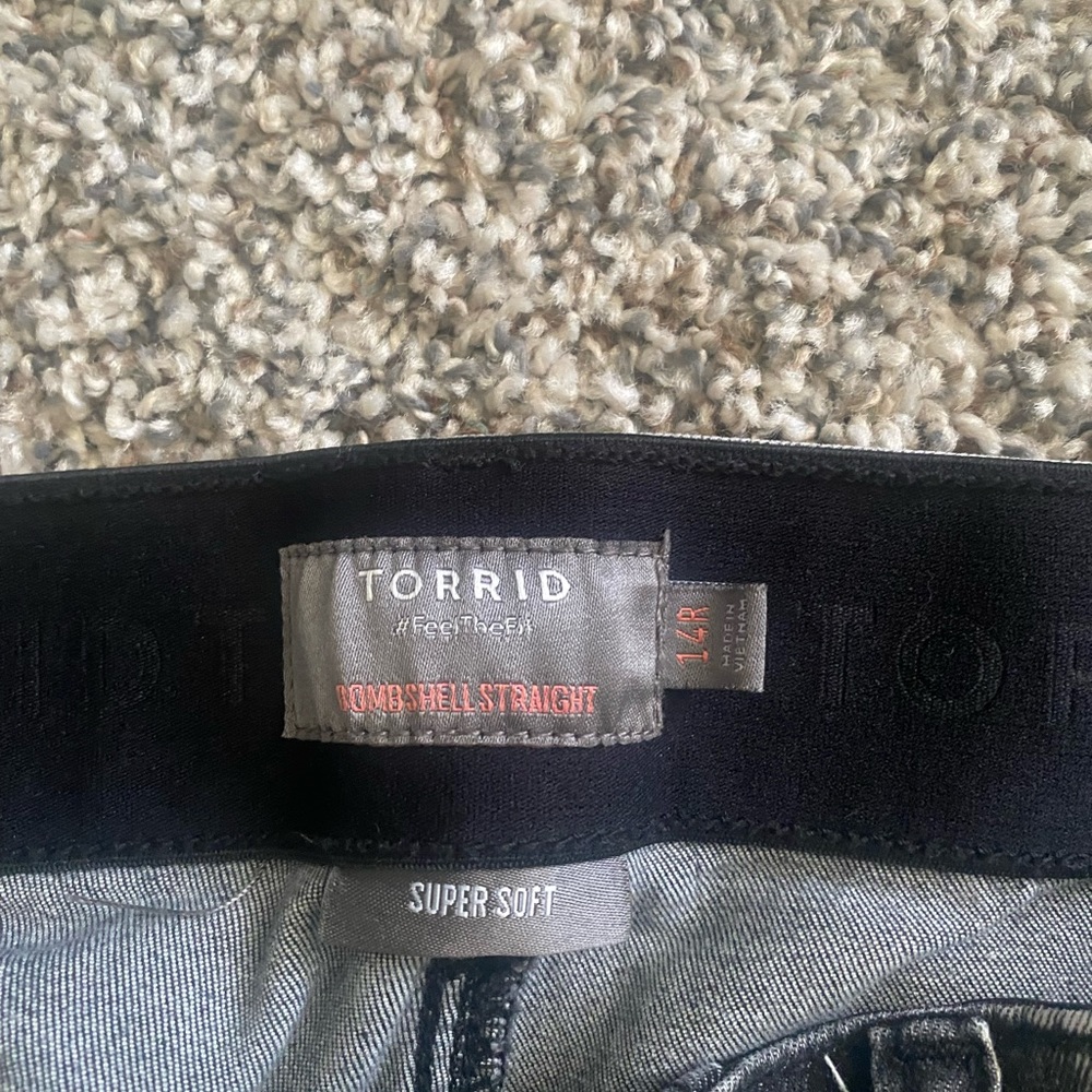 Gray/black Jeans